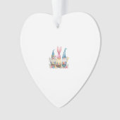 Drie Gnome Paas Gnome Paasei T-shirt Ornament (voorkant)