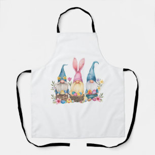 Drie Gnome Paas Gnome Paasei T-shirt Schort