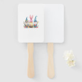 Drie Gnome Pasen Gnome Paasei T-shirt Handwaaier (Voorkant en achterkant)