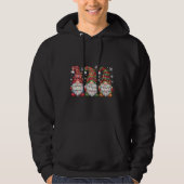Drie Gnomen Buffalo Pset Red Kerstmis Hoodie (Voorkant)