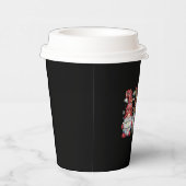 Drie Gnomen Buffalo Pset Red Kerstmis Papieren Bekers (Rechts)