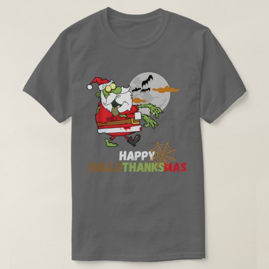 Drie Gnomen Happy Halloween Herfst Candy Corn Pump T-shirt (Design voorkant)