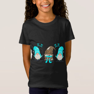 Drie Gnomen Happy Pi Day Wiskunde overdraagt de Wi T-shirt
