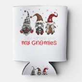 Drie gnomen in de Rode Kerstmis... met mijn... Blikjeskoeler (Voorkant)