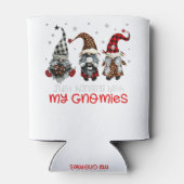 Drie gnomen in de Rode Kerstmis... met mijn... Blikjeskoeler (Achterkant)