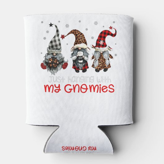 Drie gnomen in de Rode Kerstmis... met mijn... Blikjeskoeler (Achterkant)