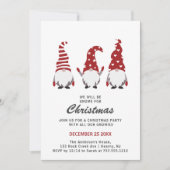 Drie Gnomen Kerstfeest Kaart (Voorkant)