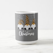 Drie gnomen met leopard Pset Gnome Kerstmis Koffiemok (Center)