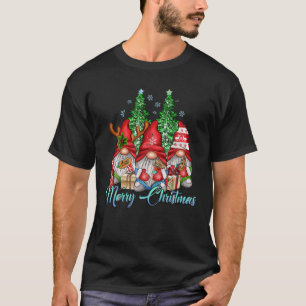 Drie Gnomen Shirten Vrouwen Kinder Vrolijke Kerstb T-shirt