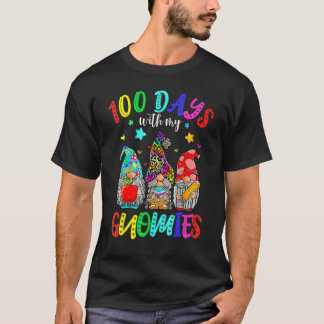 Drie Gnomen virtuele 100e dag van schoolleraren T-shirt