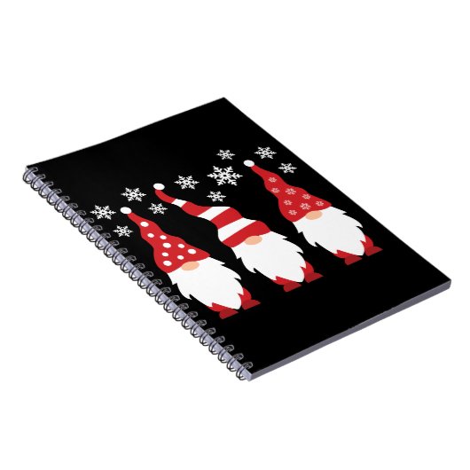 Drie gnomen voor de Feestdagen Notitieboek (Rechterzijde)