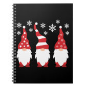 Drie gnomen voor de Feestdagen Notitieboek (Voorkant)