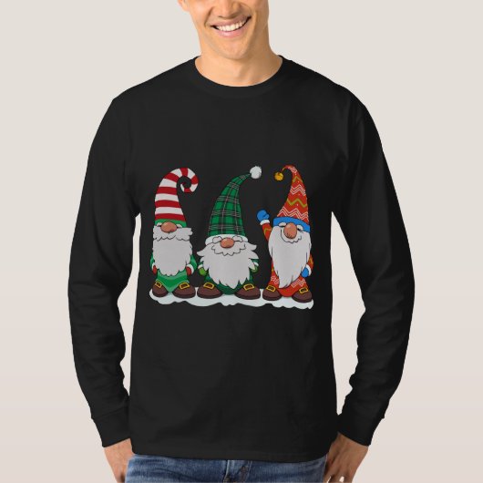 Drie Gnomen Winter Matching Family Gnome Christma T-shirt (Voorkant)