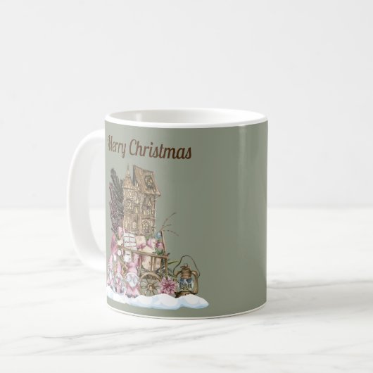 Drie Gnomes gepersonaliseerd Koffiemok (Voorkant links)