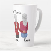 Drie Goede Vrienden Latte Mok (Rechterhoek)