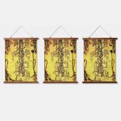 Drie Gohonzon hangings Hangend Wandkleed (Driedubbel)