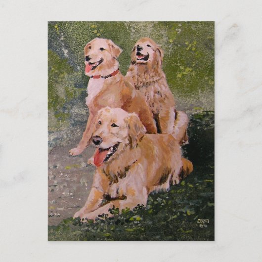 Drie Golden Generations Briefkaart (Voorkant)