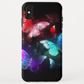 Drie golvende Butterflies op nachtachtergrond Case-Mate iPhone Case (Achterkant)