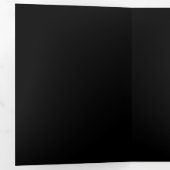 Drie golvende Butterflies op nachtachtergrond Drieluik Kaart (Binnenzijde eerst)