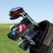 Drie golvende Butterflies op nachtachtergrond Golfheadcover (Insitu)