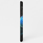 Drie golvende Butterflies op nachtachtergrond iPhone Hoesje (Linkerkant)