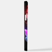 Drie golvende Butterflies op nachtachtergrond iPhone Hoesje (Rechterkant)