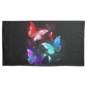 Drie golvende Butterflies op nachtachtergrond Kussensloop (Voorkant)
