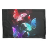 Drie golvende Butterflies op nachtachtergrond Kussensloop (Voorkant)
