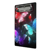 Drie golvende Butterflies op nachtachtergrond Mini Klembord (Angled2)