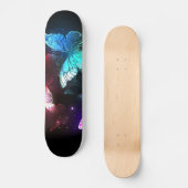 Drie golvende Butterflies op nachtachtergrond Persoonlijk Skateboard (Voorkant)