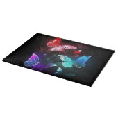 Drie golvende Butterflies op nachtachtergrond Snijplank (Hoek)