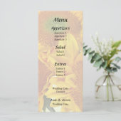 Drie Gouden Zonnebloemen Menu (Staand voorkant)