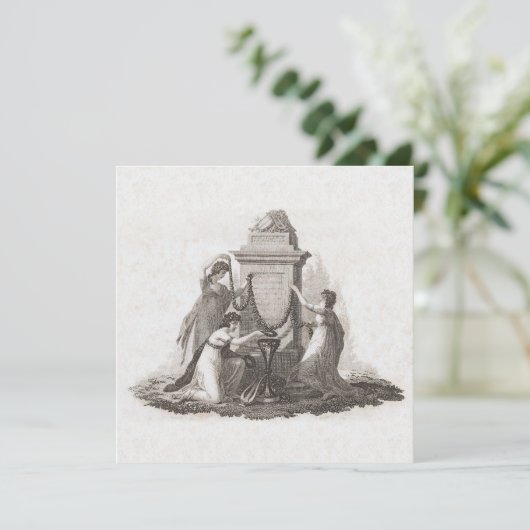 Drie Graces Debutante Cotillion Ball Kaart (Staand voorkant)