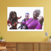 Drie Grappige Dames Canvas Afdruk (Insitu (Woonkamer))
