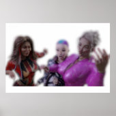 Drie Grappige Dames Poster (Voorkant)