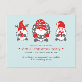 Drie grappige kabouters | Mint Virtual Christmas P Feestdagenkaart