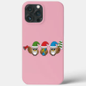 Drie grappige kerstkoepels Case-Mate iPhone case (Achterkant)