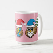 Drie grappige kerstkoepels koffiemok (Voorkant rechts)