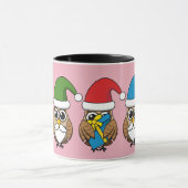 Drie grappige kerstkoepels mok (Midden)