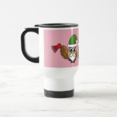 Drie grappige kerstkoepels reisbeker (Links)