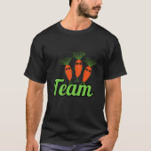 Drie grappige wortels t-shirt (Voorkant)