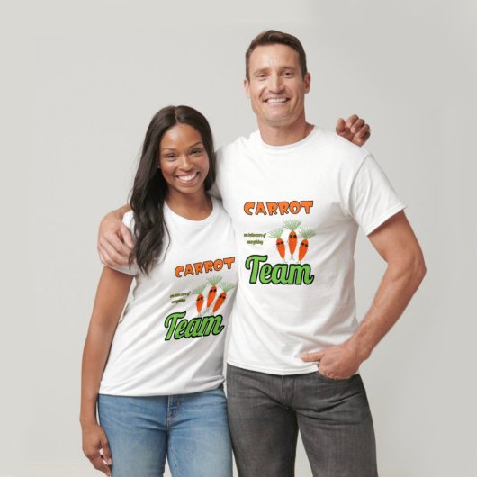 Drie grappige wortels t-shirt