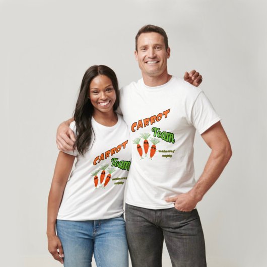 Drie grappige wortels t-shirt
