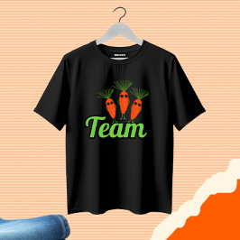 Drie grappige wortels t-shirt