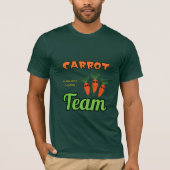 Drie grappige wortels t-shirt (Voorkant)