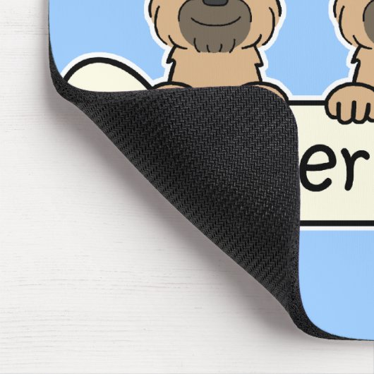 Drie Grensoverschrijders Muismat (Hoek)