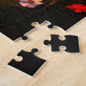 Drie grijze wolvenpups legpuzzel (Zijkant)