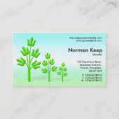 Drie Groene Bomen - Springtime Visitekaartje (Achterkant)