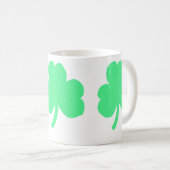 Drie Groene Klavertje Drie-eenheid Koffiemok (Voorkant rechts)