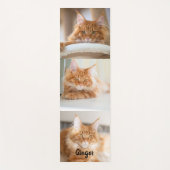 Drie grote vierkante fotocollage yogamat (Voorkant)